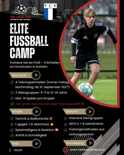Elite Fussball Camp - Outdoor Academy in Kufstein/Tirol