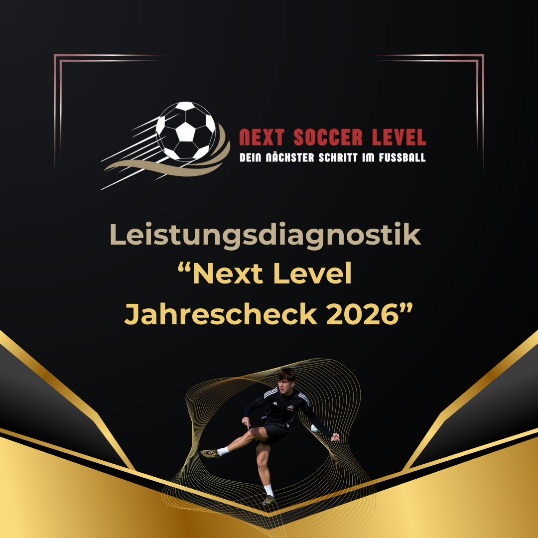 NEXT LEVEL Jahrescheck 2026 – Leistungsdiagnostik für junge Fußballer